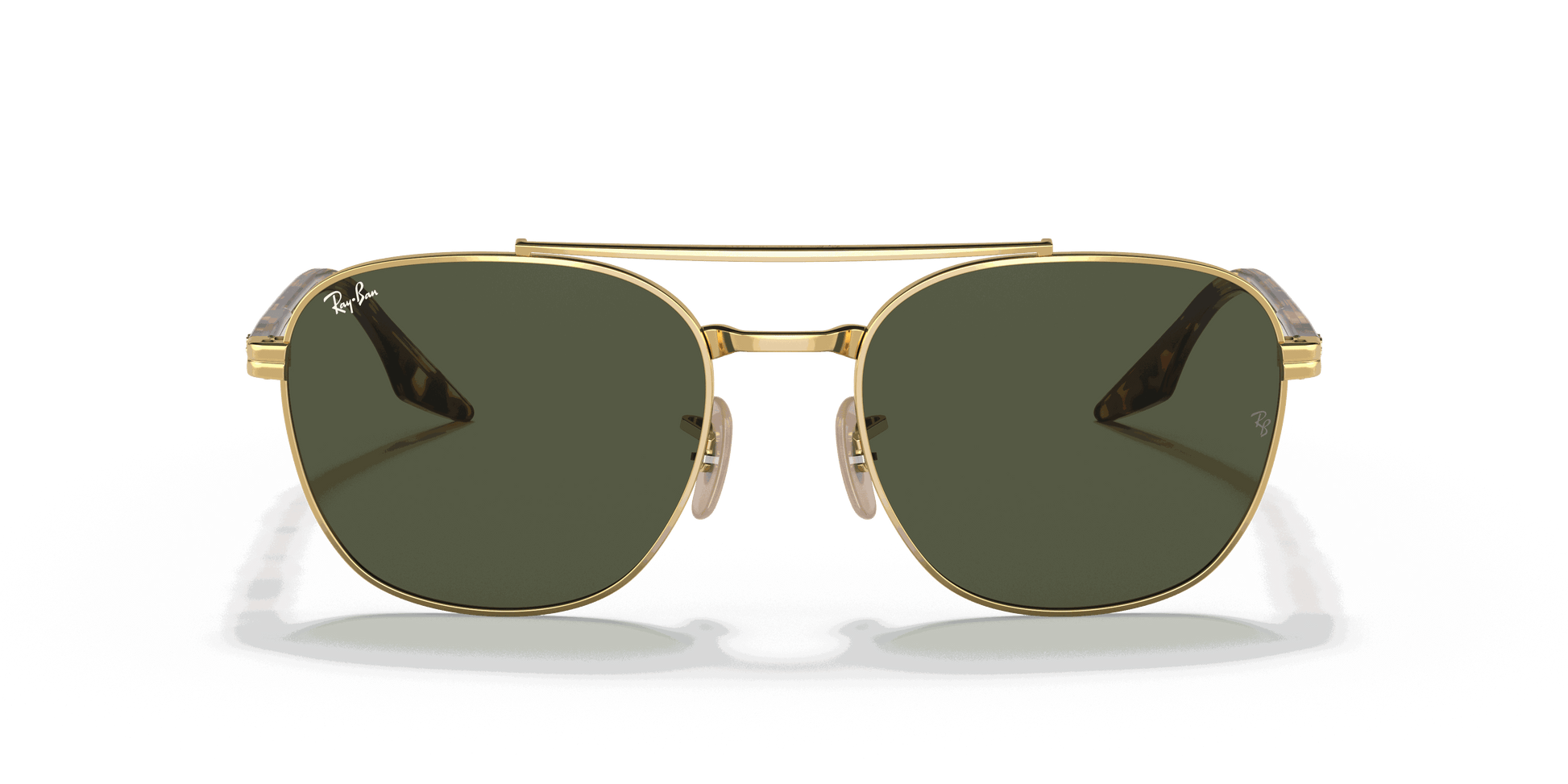 [Green Lenses, Polished Arista Gold Frame]