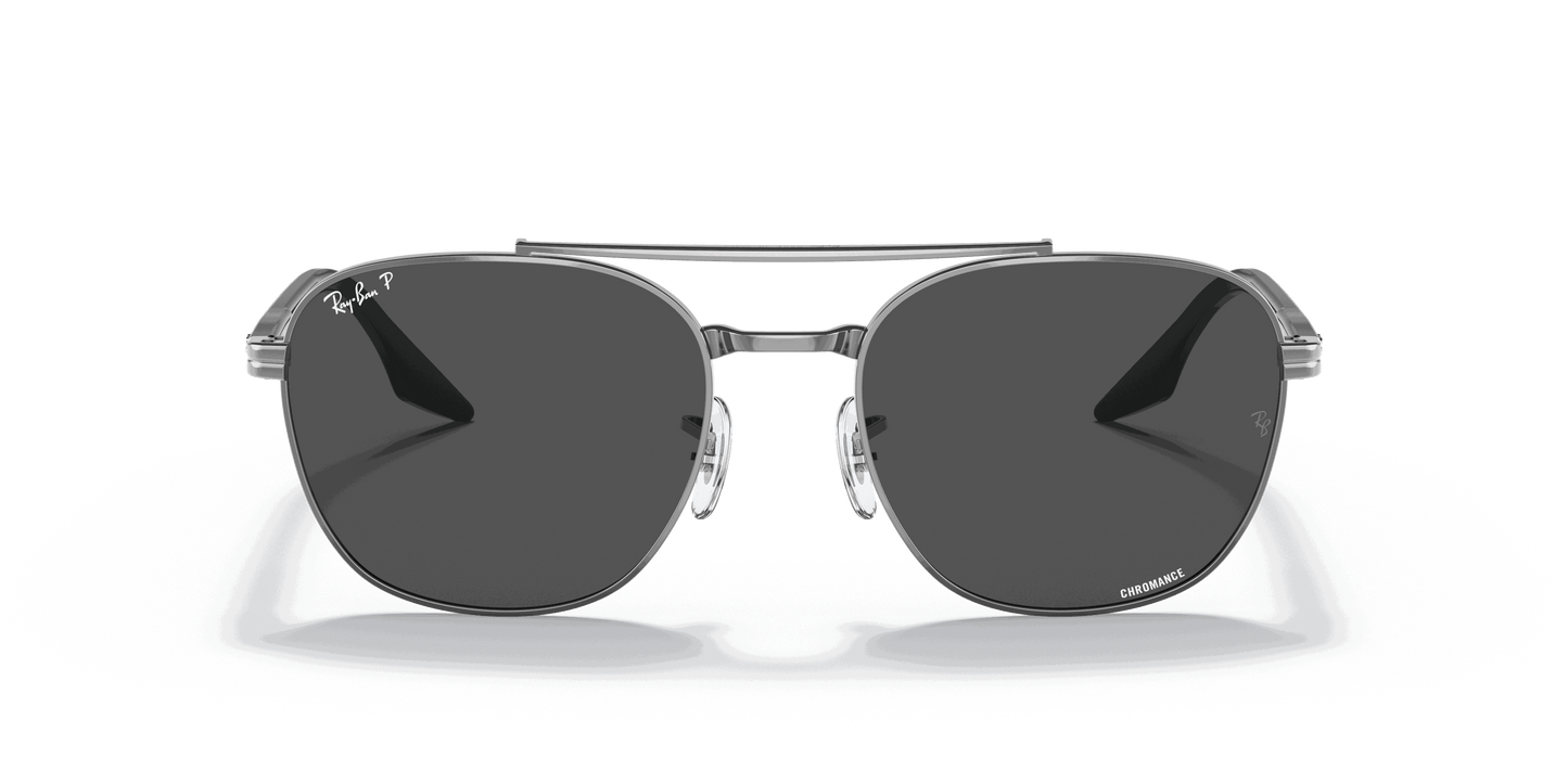 [Dark Grey Lenses, Polished Gunmetal Frame]