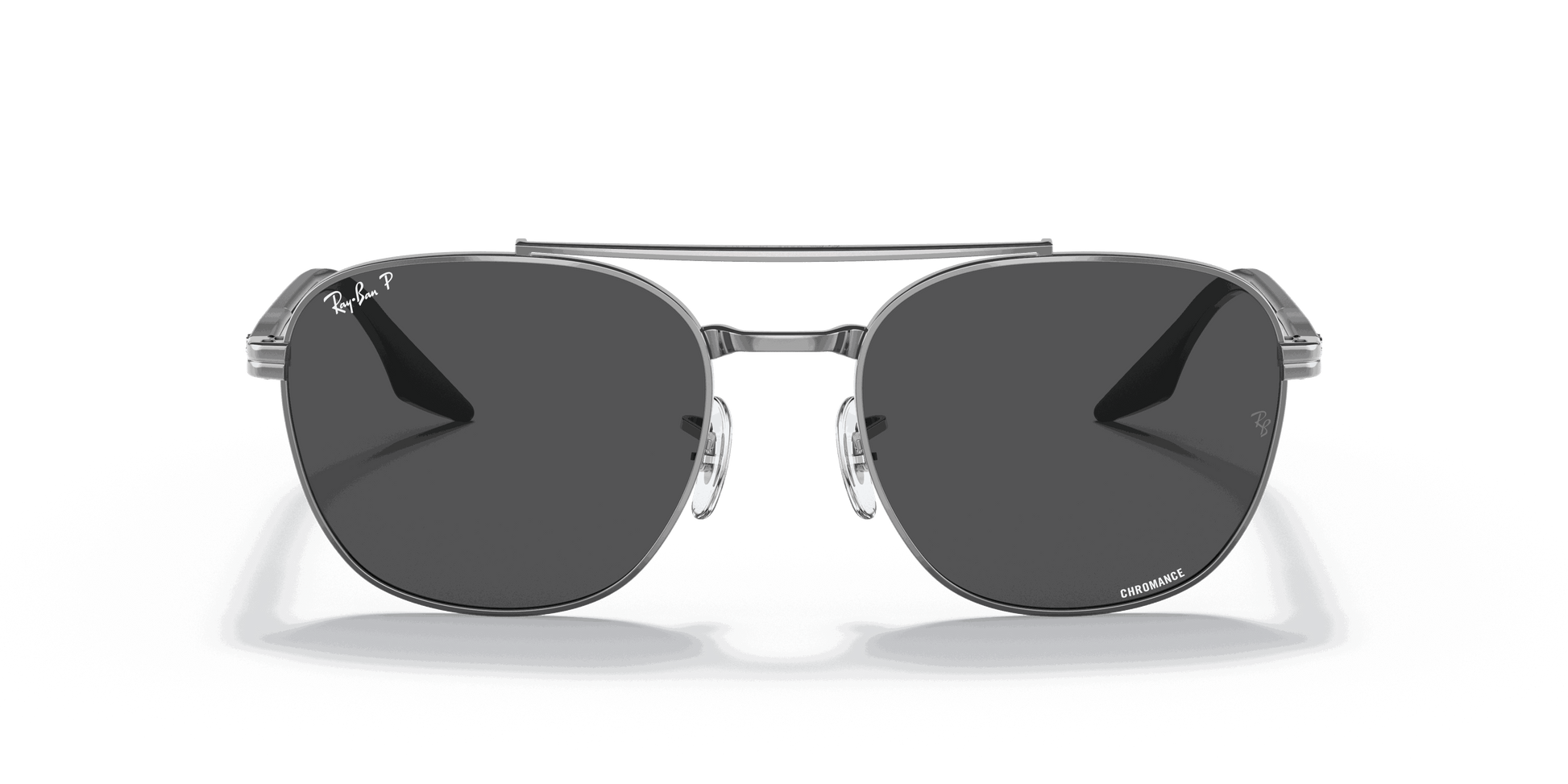 [Dark Grey Lenses, Polished Gunmetal Frame]