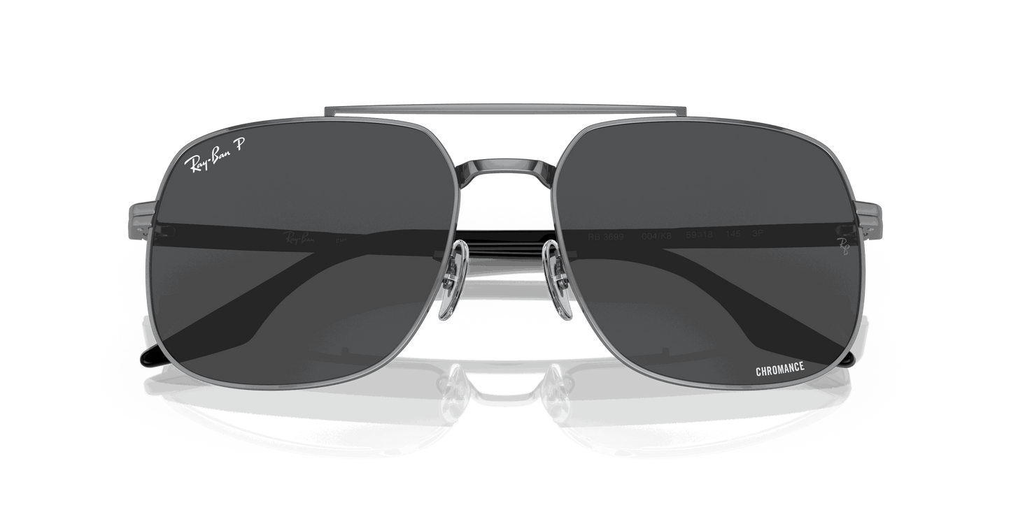 [Dark Grey Lenses, Polished Gunmetal Frame]