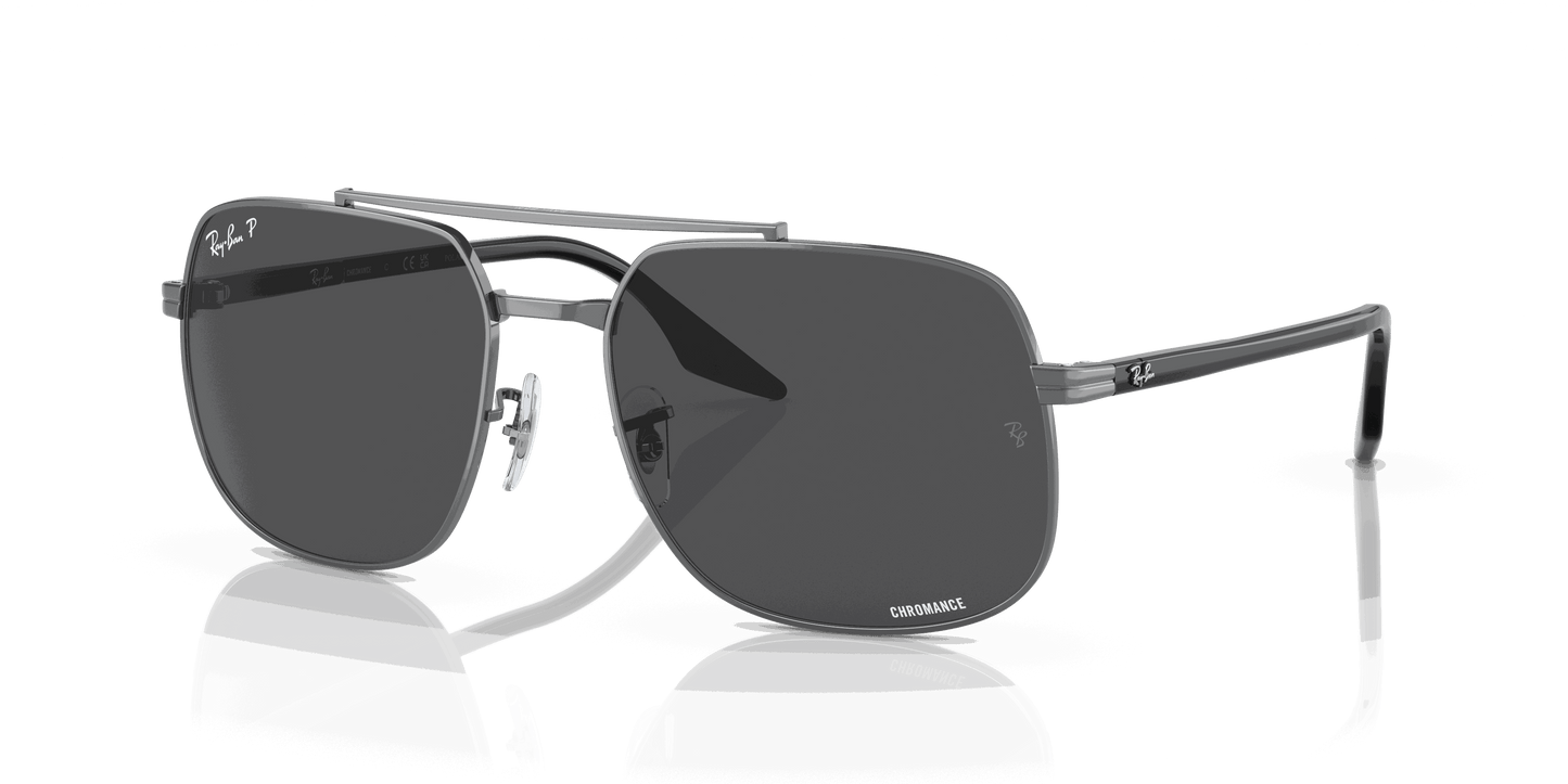 [Dark Grey Lenses, Polished Gunmetal Frame]