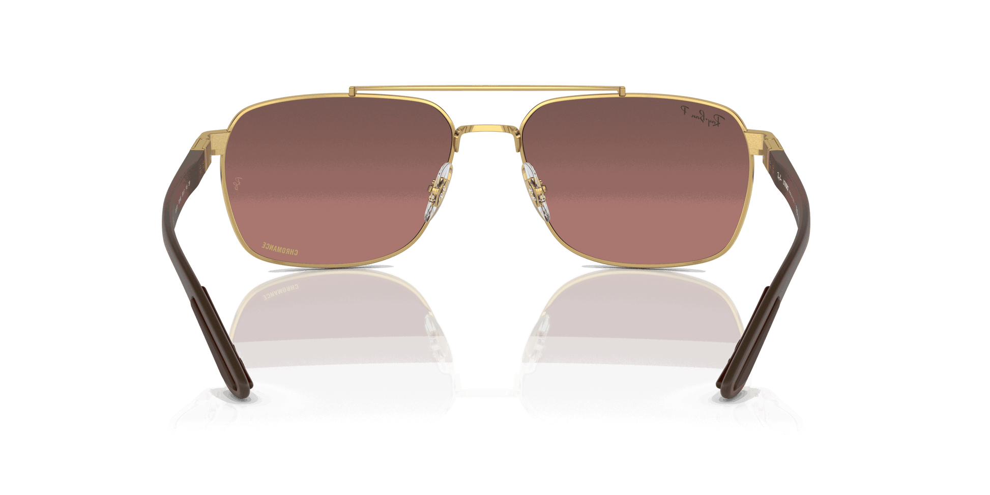 [Purple/Gold Lenses, Polished Arista Gold Frame]