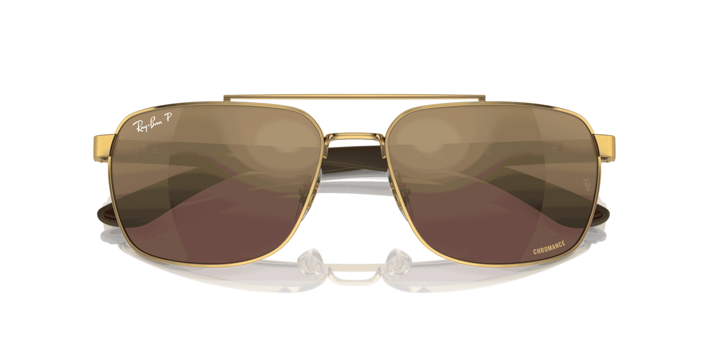 [Purple/Gold Lenses, Polished Arista Gold Frame]