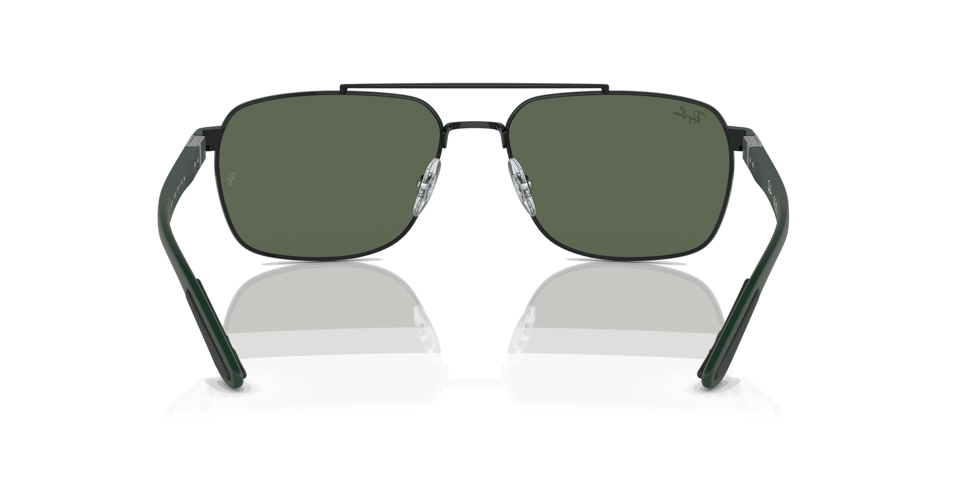 [Dark Green Lenses, Polished Black Frame]