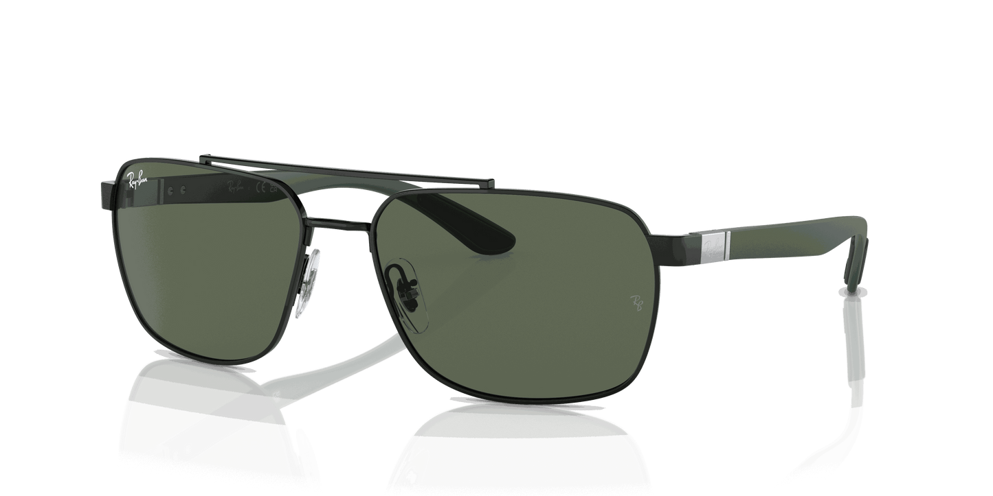 [Dark Green Lenses, Polished Black Frame]