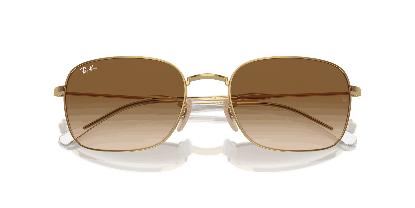 [Brown Lenses, Polished Arista Gold Frame]