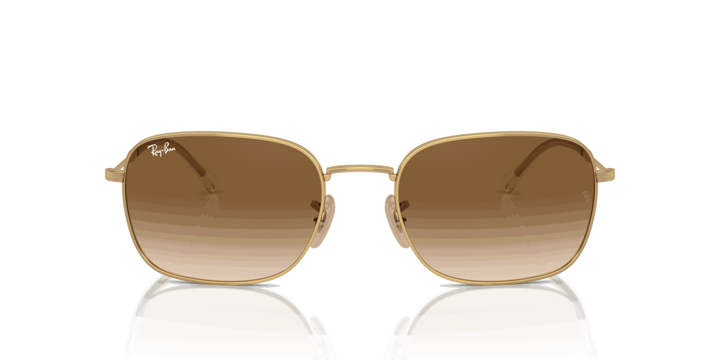 [Brown Lenses, Polished Arista Gold Frame]