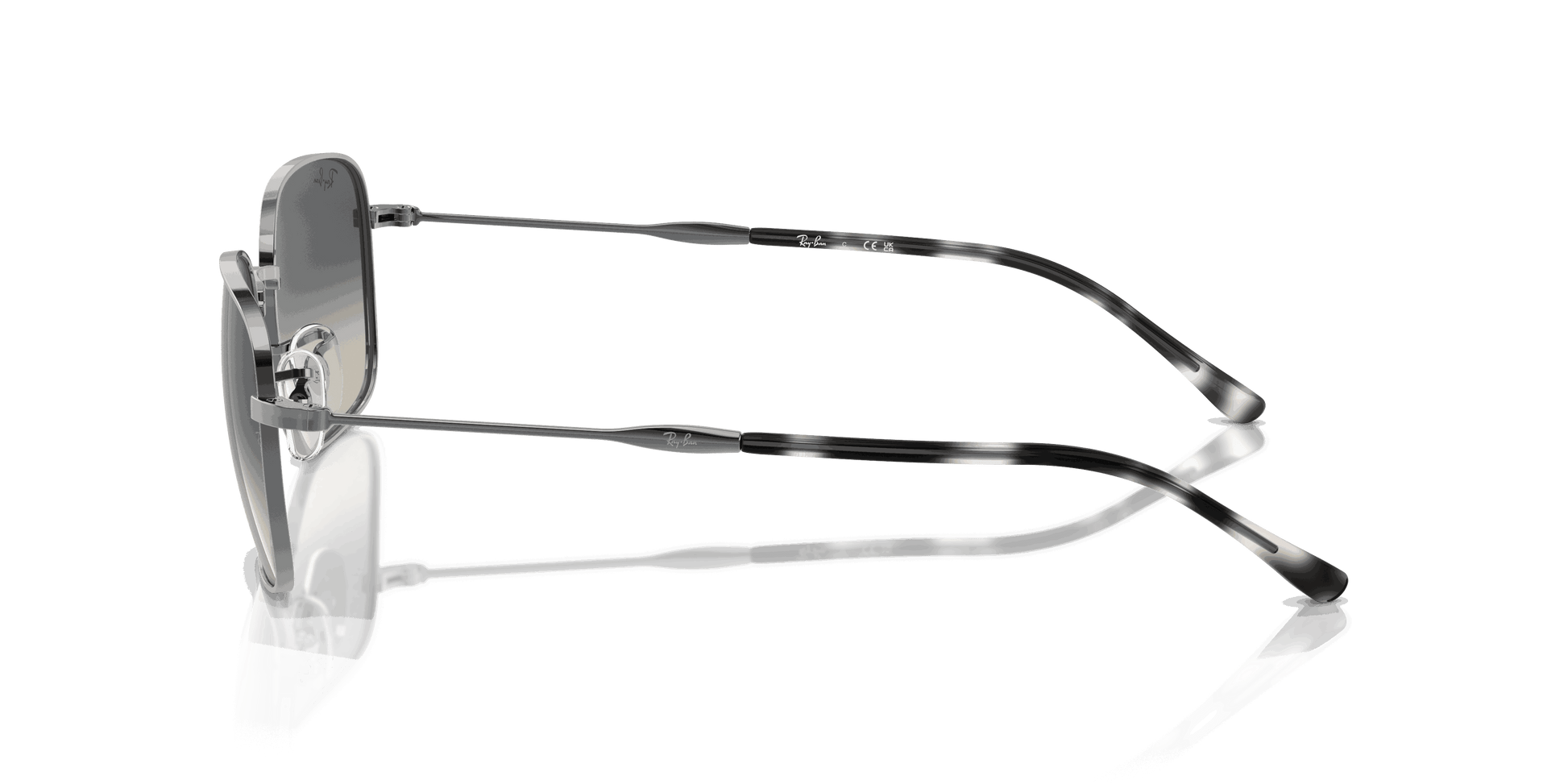 [Grey Lenses, Polished Gunmetal Frame]