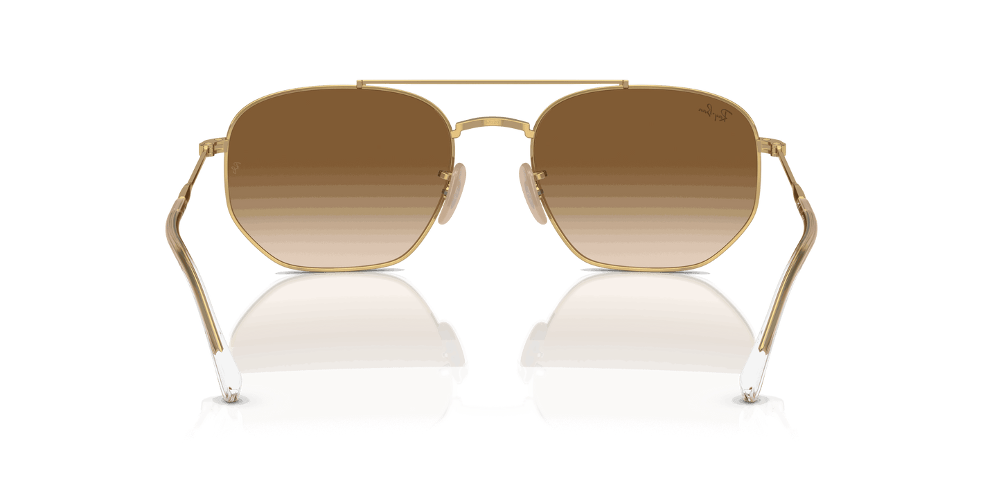 [Brown Lenses, Polished Arista Gold Frame]