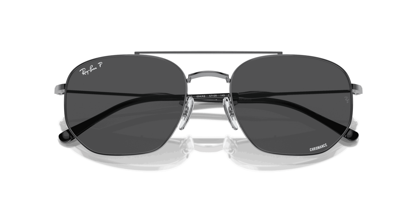 [Grey Lenses, Polished Gunmetal Frame]