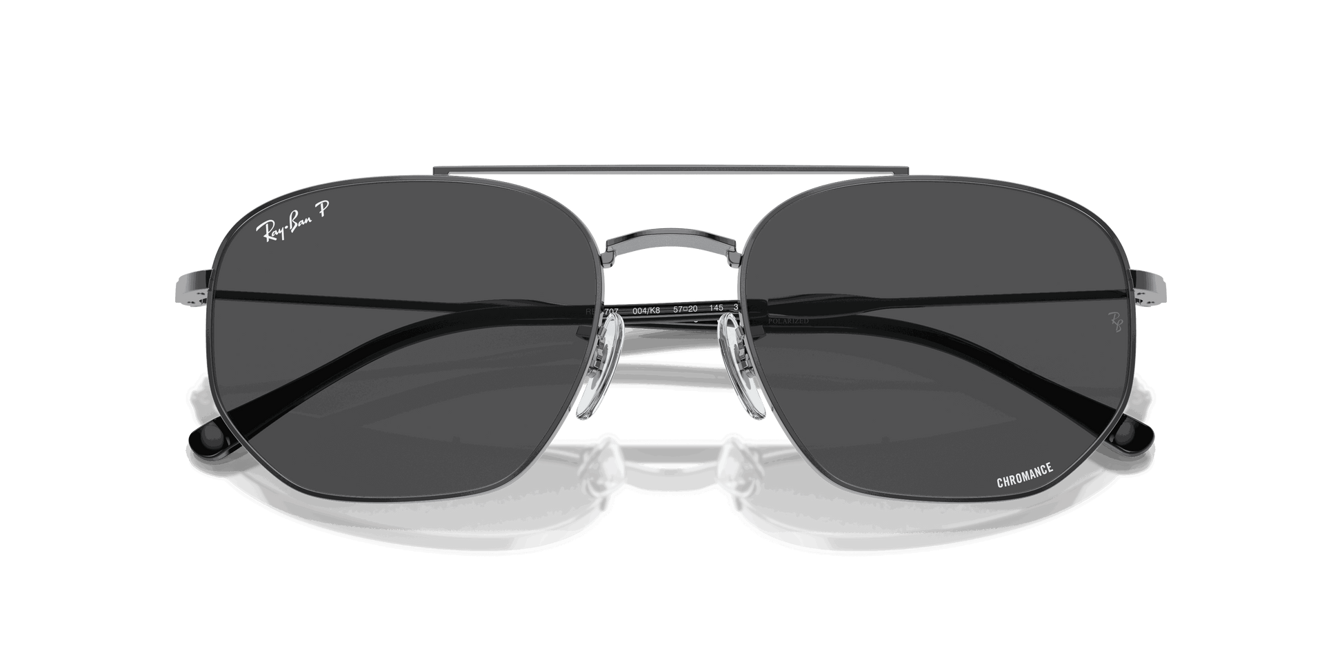 [Grey Lenses, Polished Gunmetal Frame]
