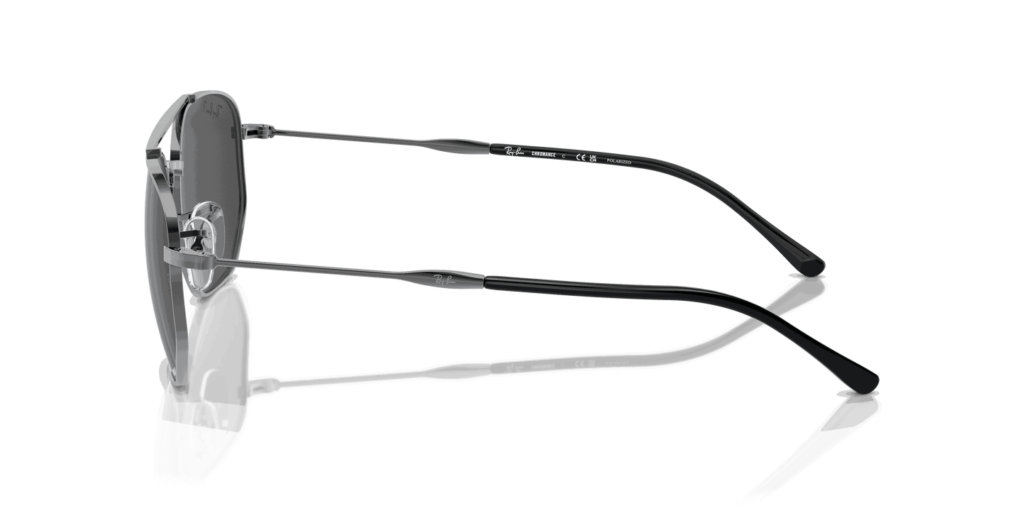 [Grey Lenses, Polished Gunmetal Frame]