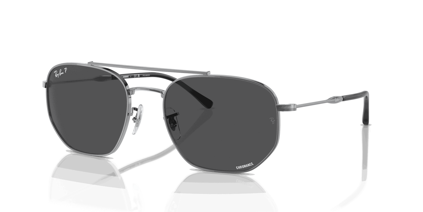 [Grey Lenses, Polished Gunmetal Frame]