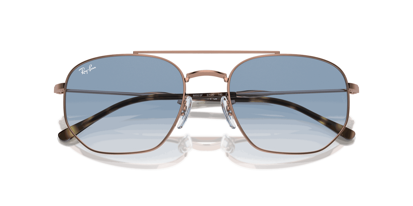 [Blue Lenses, Polished Rose Gold Frame]