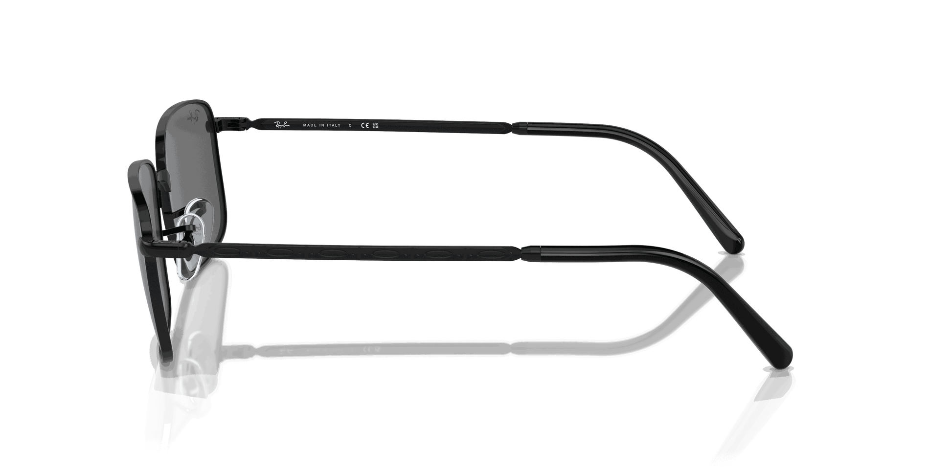 [Dark Grey Lenses, Polished Black Frame]