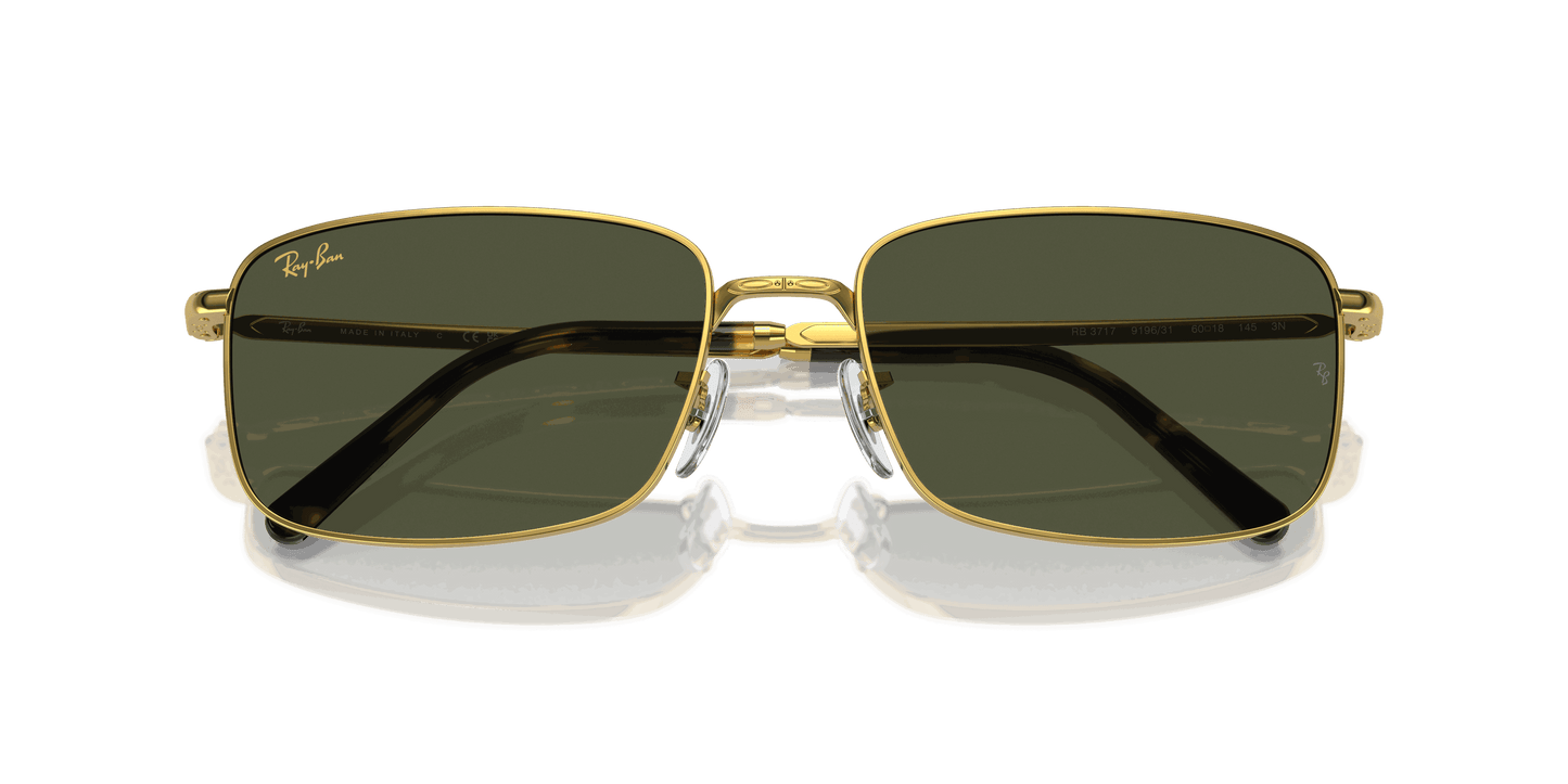 [Green Lenses, Polished Gold Frame]