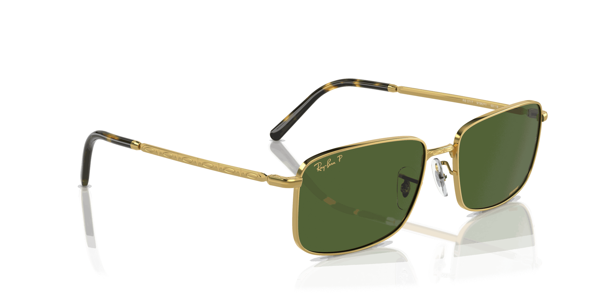 [Dark Green Lenses, Polished Gold Frame]