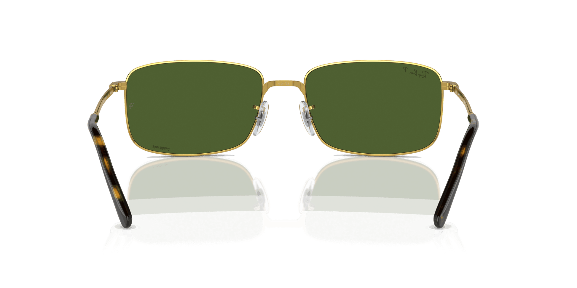 [Dark Green Lenses, Polished Gold Frame]