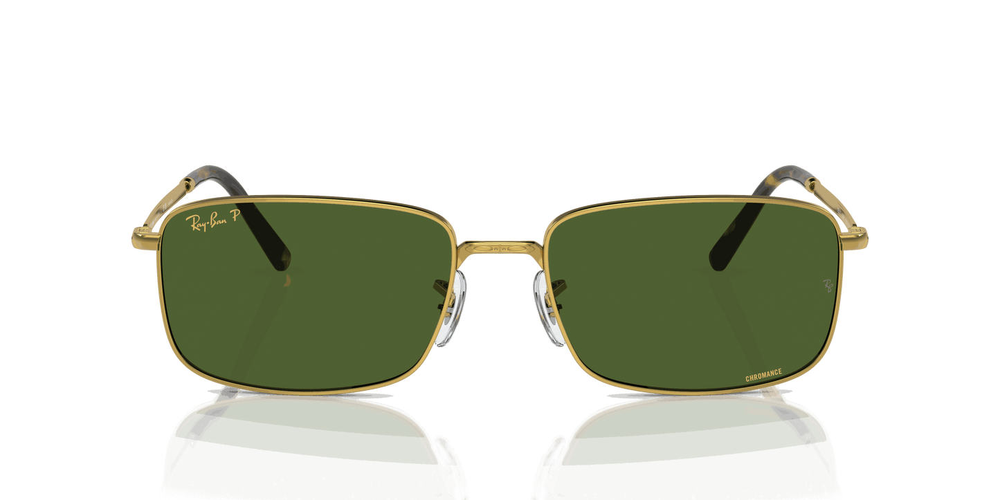 [Dark Green Lenses, Polished Gold Frame]
