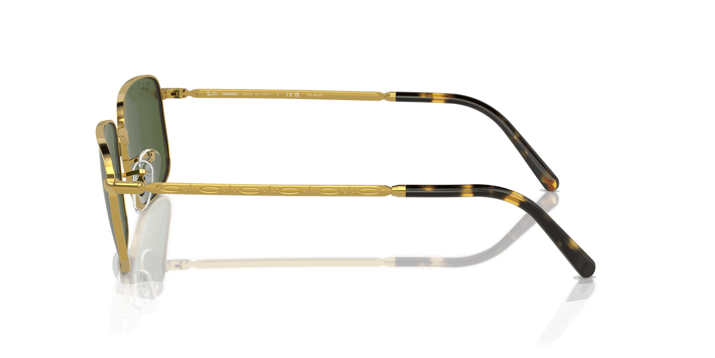 [Dark Green Lenses, Polished Gold Frame]