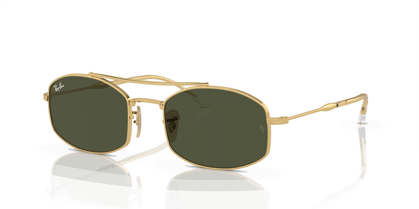 [G-15 Green Lenses, Polished Arista Gold Frame]