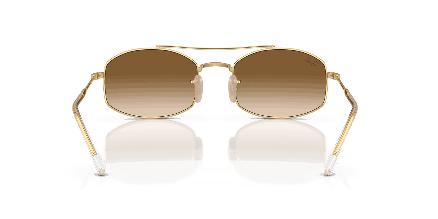 [Light Brown Lenses, Polished Arista Gold Frame]