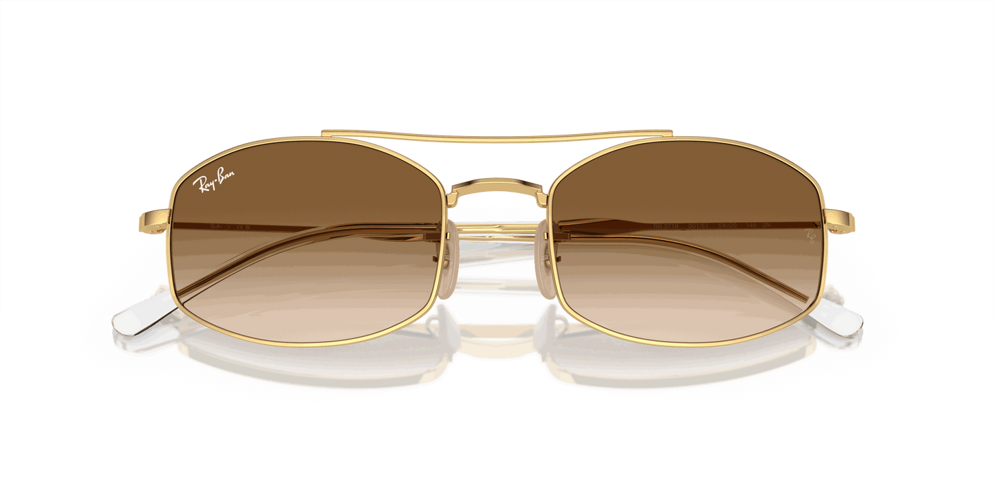 [Light Brown Lenses, Polished Arista Gold Frame]