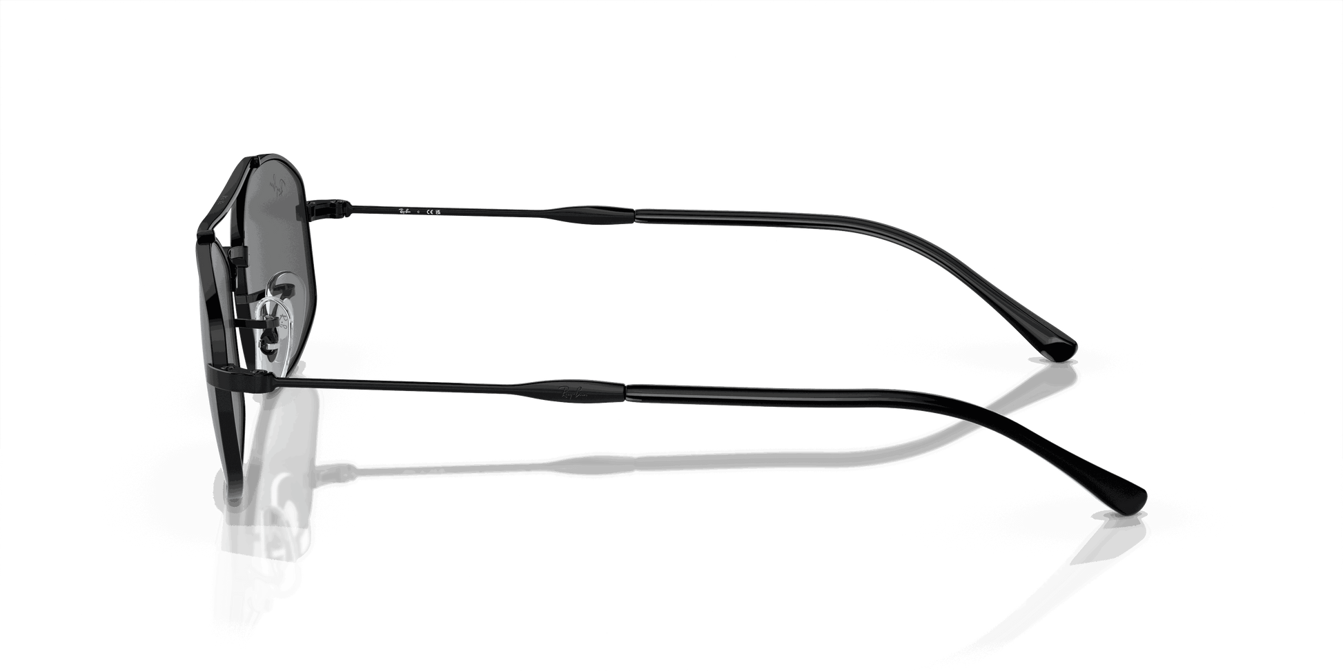 [Dark Grey Lenses, Polished Black Frame]