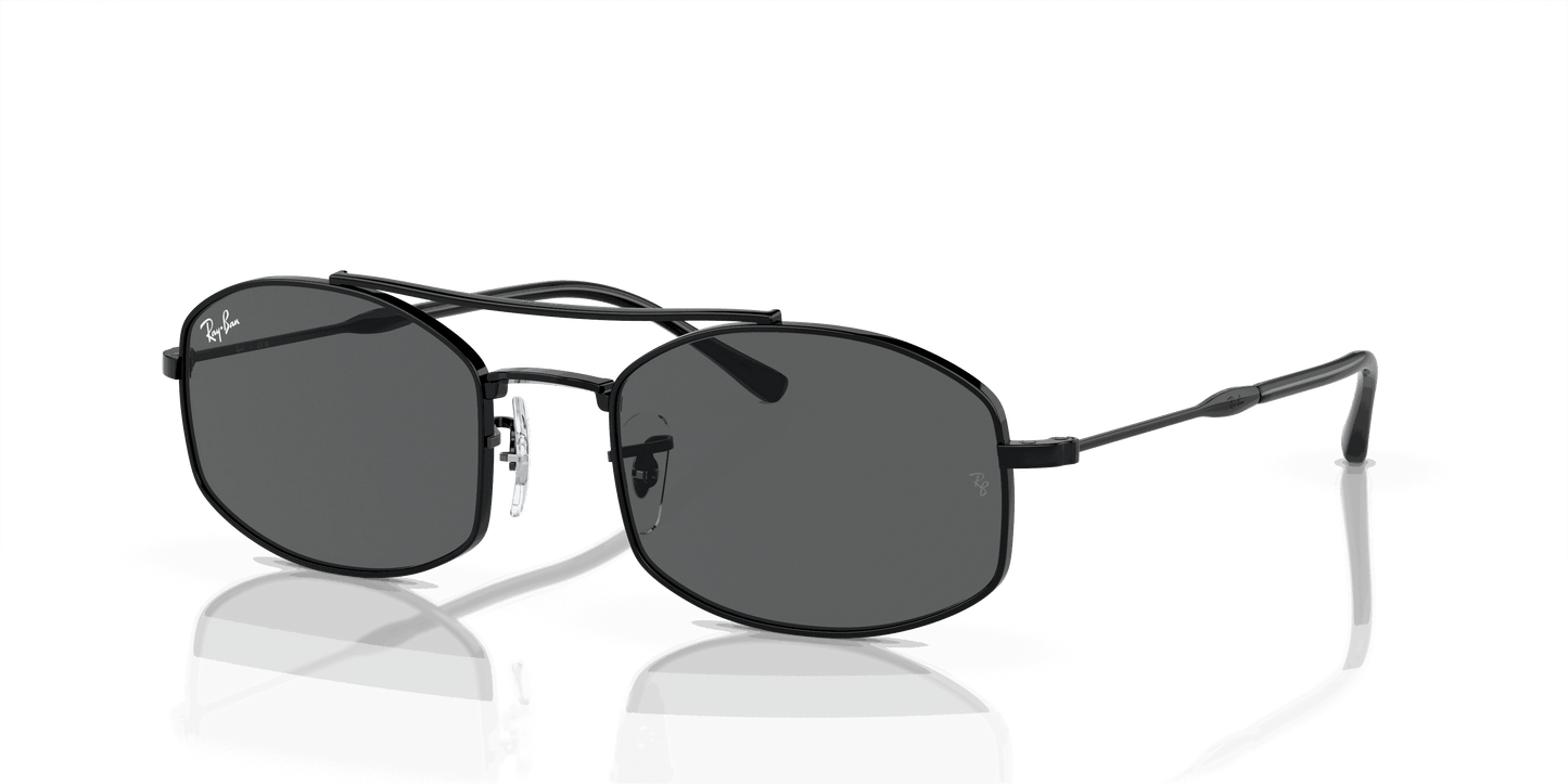 [Dark Grey Lenses, Polished Black Frame]
