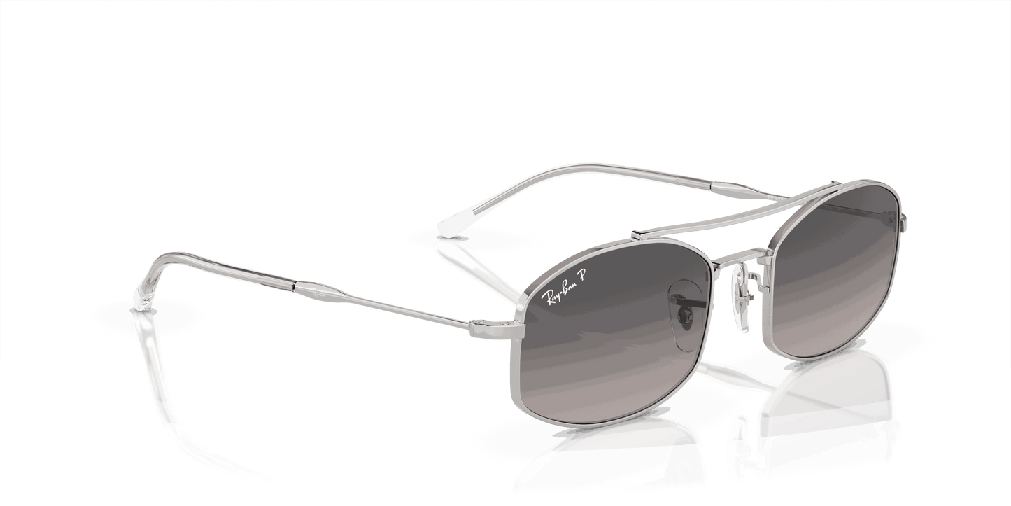 [Light Grey Lenses, Polished Silver Frame]