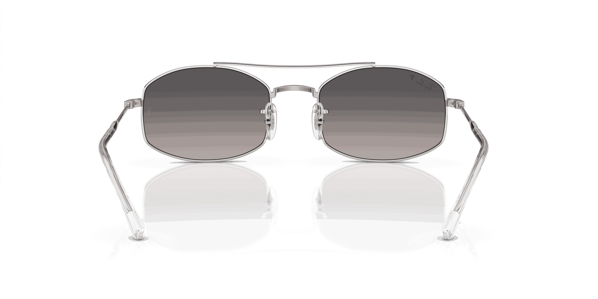 [Light Grey Lenses, Polished Silver Frame]
