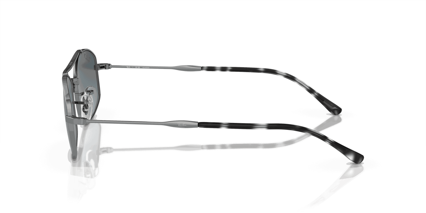 [Dark Blue Lenses, Polished Gunmetal Frame]