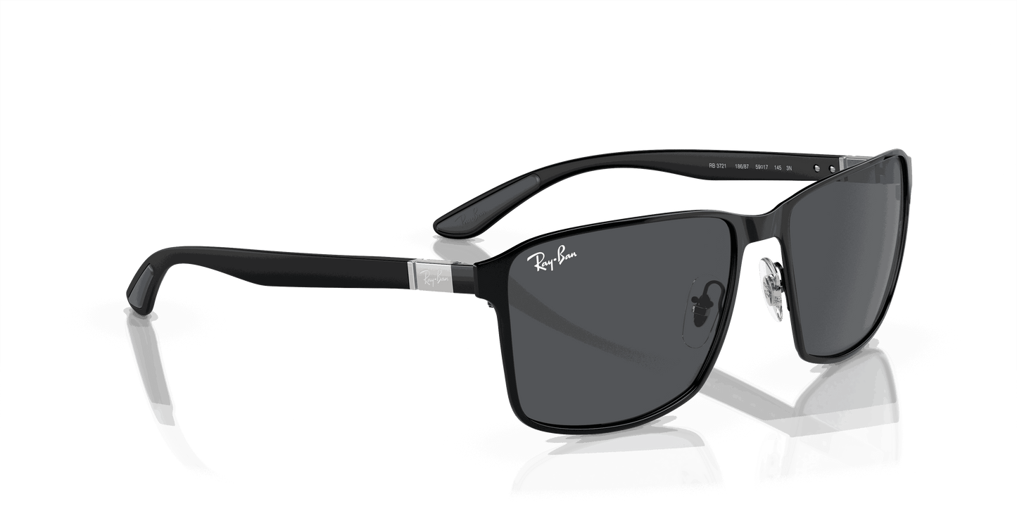 [Dark Grey Lenses, Polished Black On Black Frame]