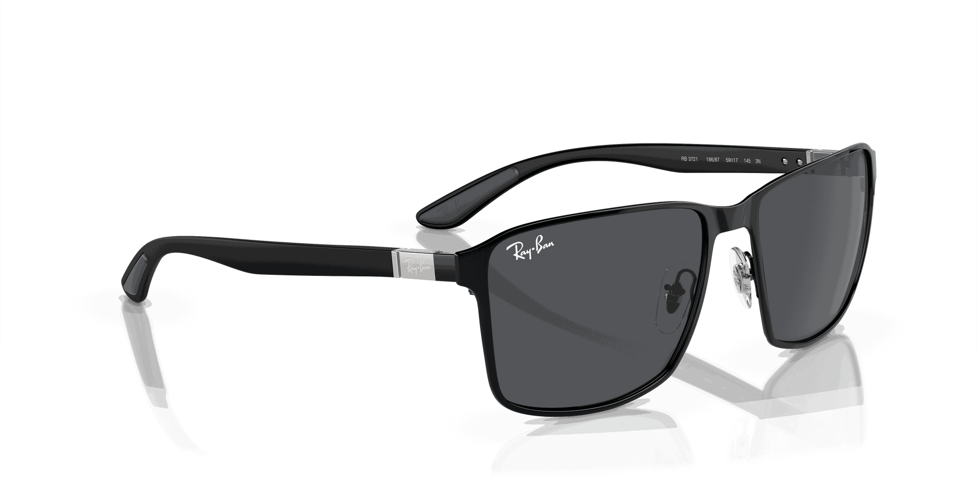 [Dark Grey Lenses, Polished Black On Black Frame]