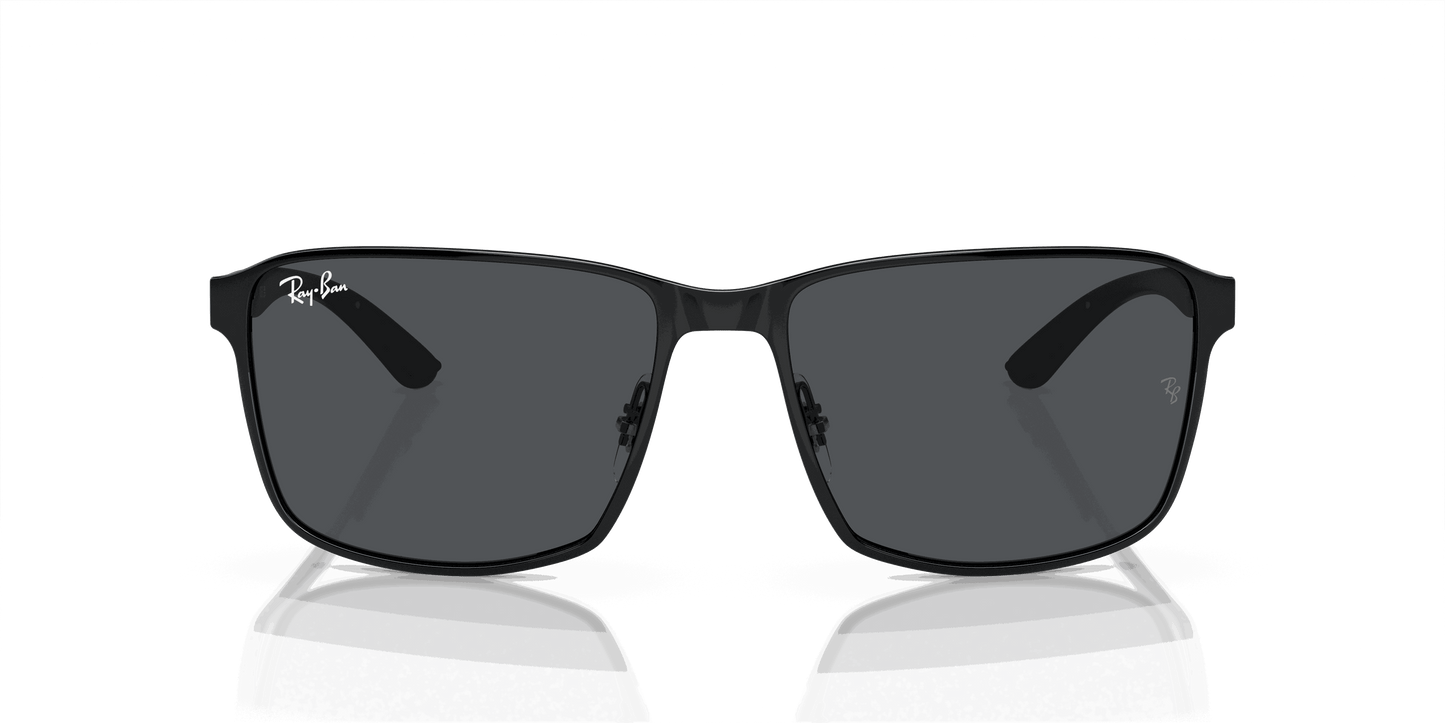 [Dark Grey Lenses, Polished Black On Black Frame]