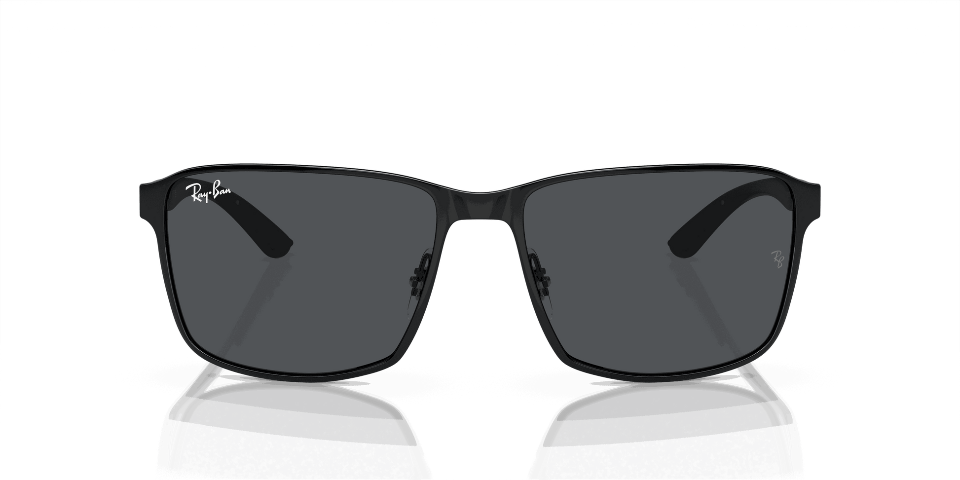 [Dark Grey Lenses, Polished Black On Black Frame]