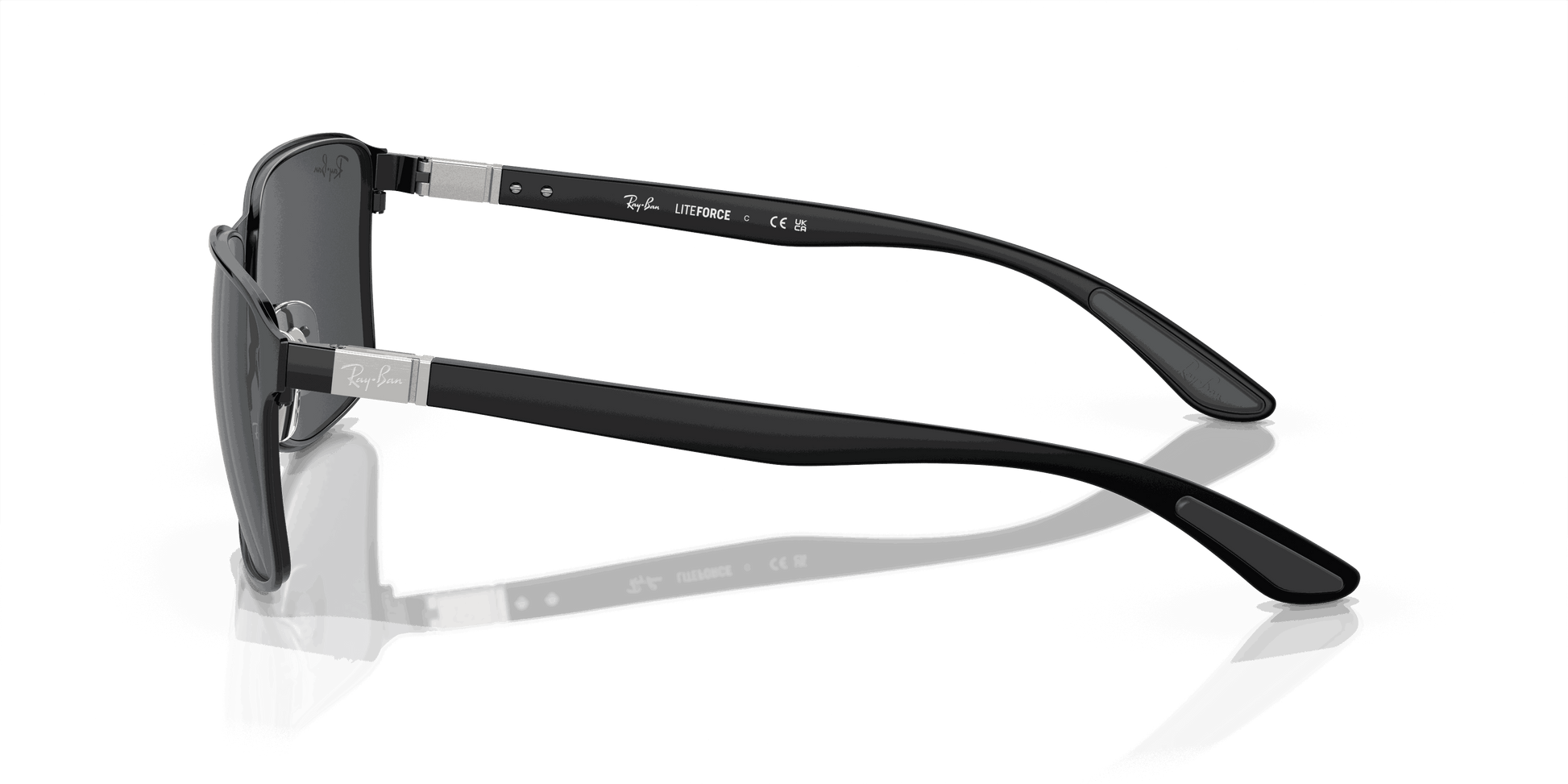 [Dark Grey Lenses, Polished Black On Black Frame]