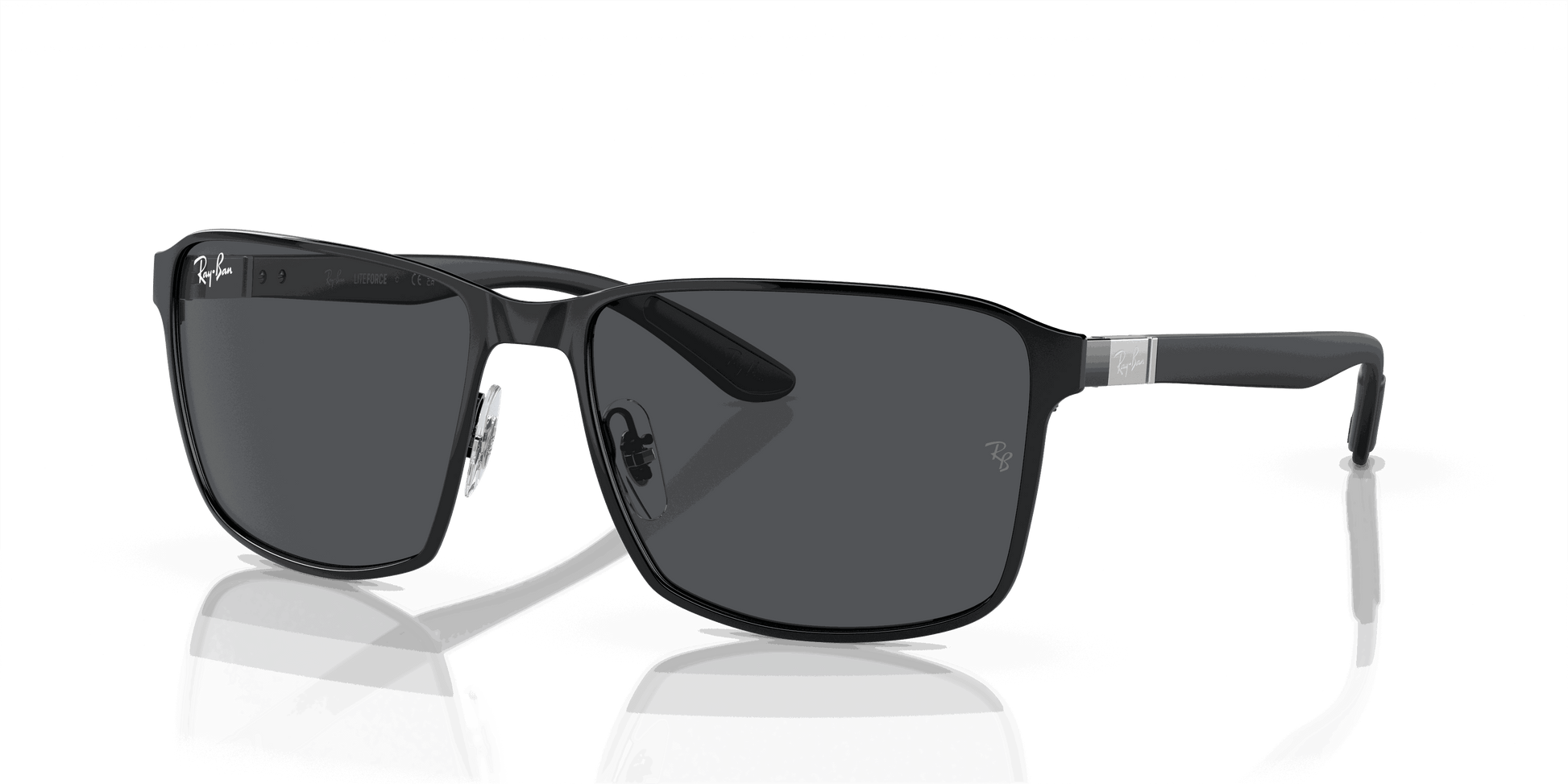 [Dark Grey Lenses, Polished Black On Black Frame]