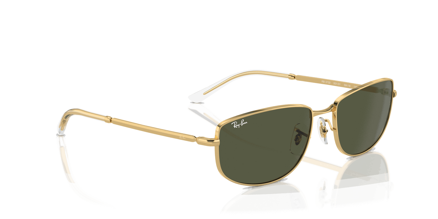 [Green Lenses, Polished Arista Gold Frame]