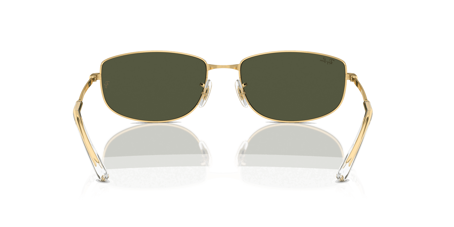 [Green Lenses, Polished Arista Gold Frame]