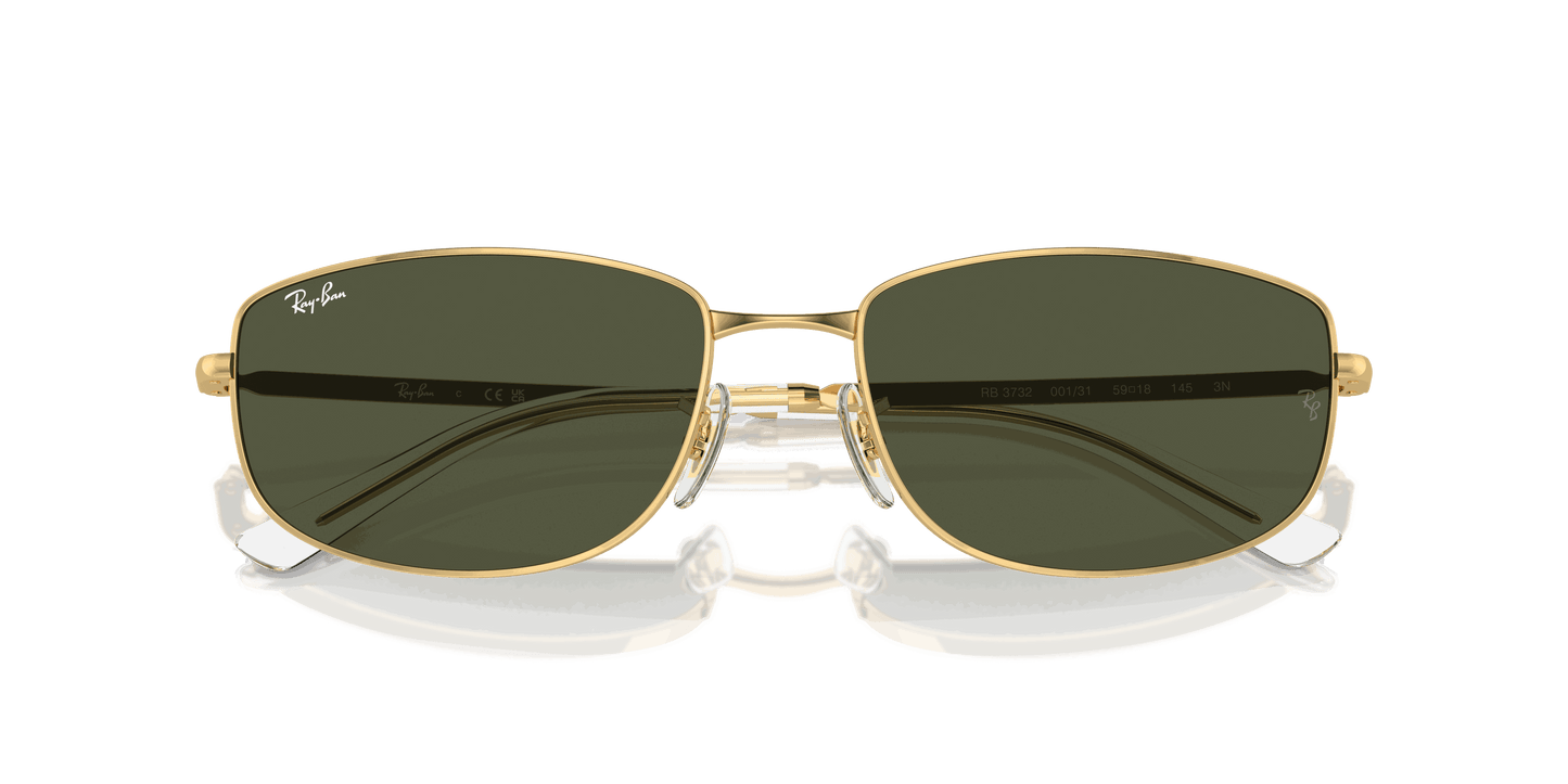 [Green Lenses, Polished Arista Gold Frame]