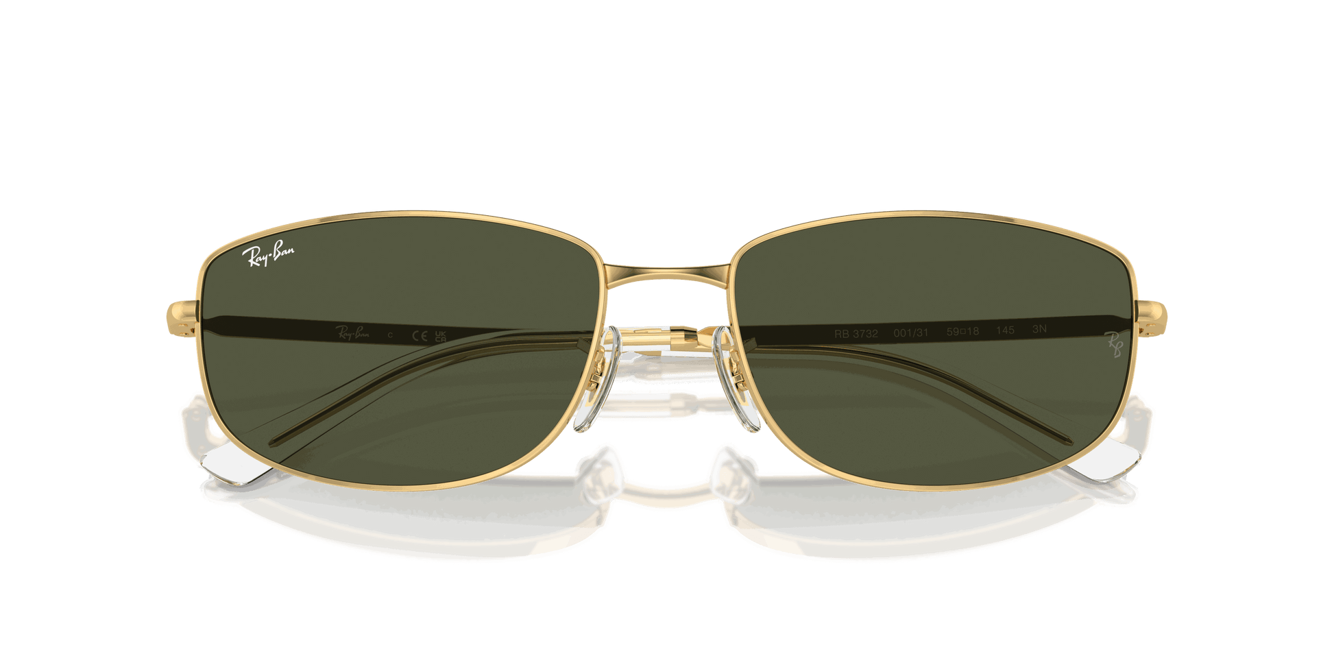[Green Lenses, Polished Arista Gold Frame]