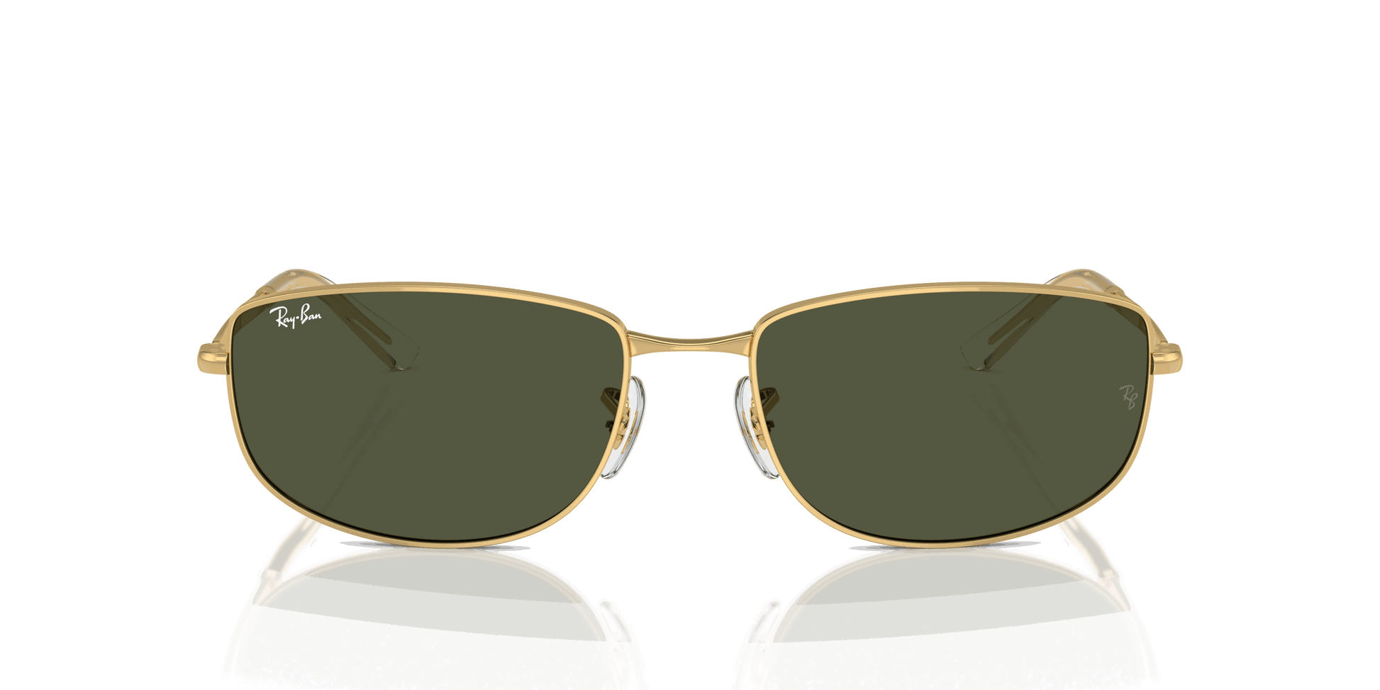 [Green Lenses, Polished Arista Gold Frame]