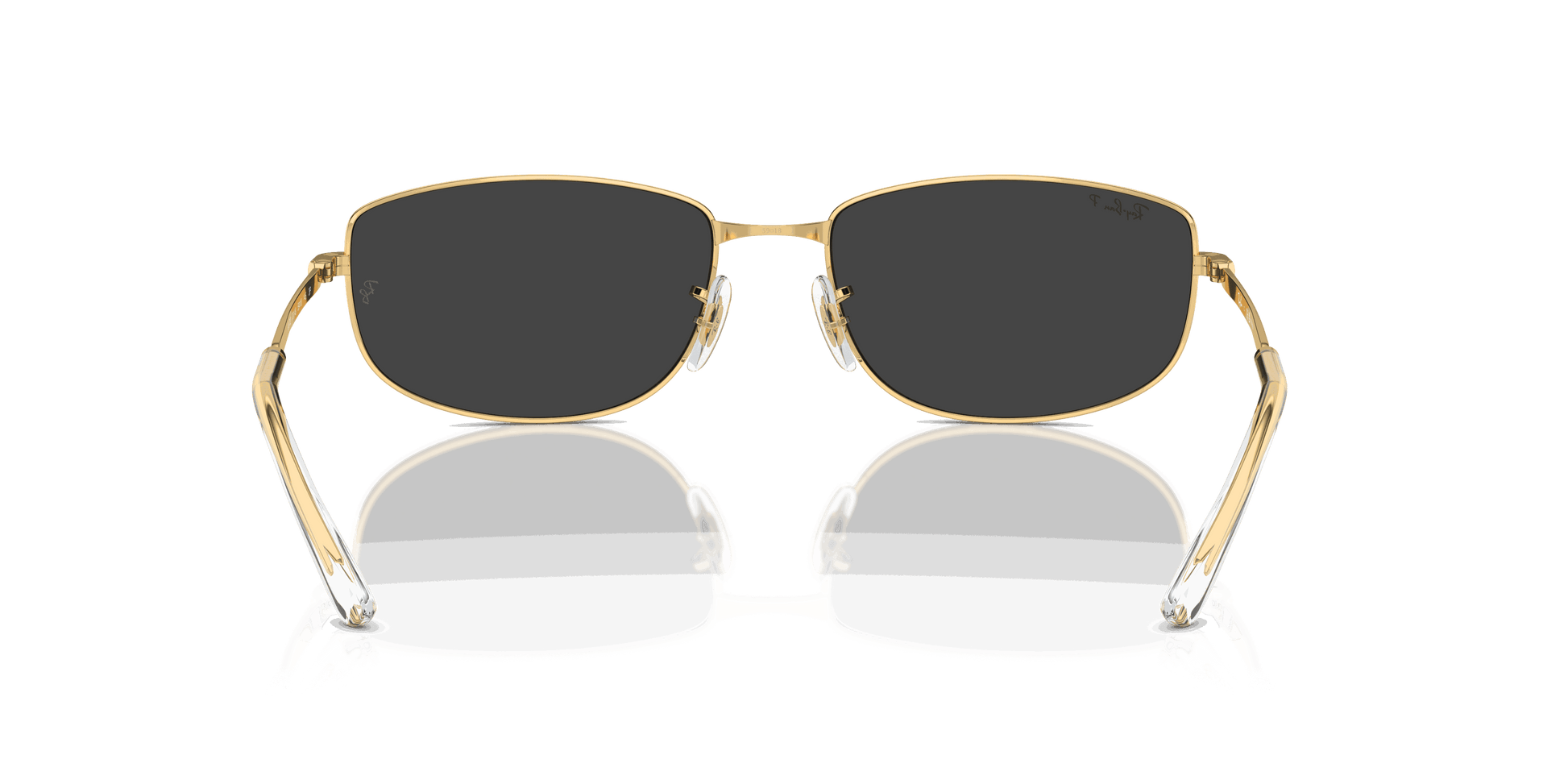[Black Lenses, Polished Arista Gold Frame]