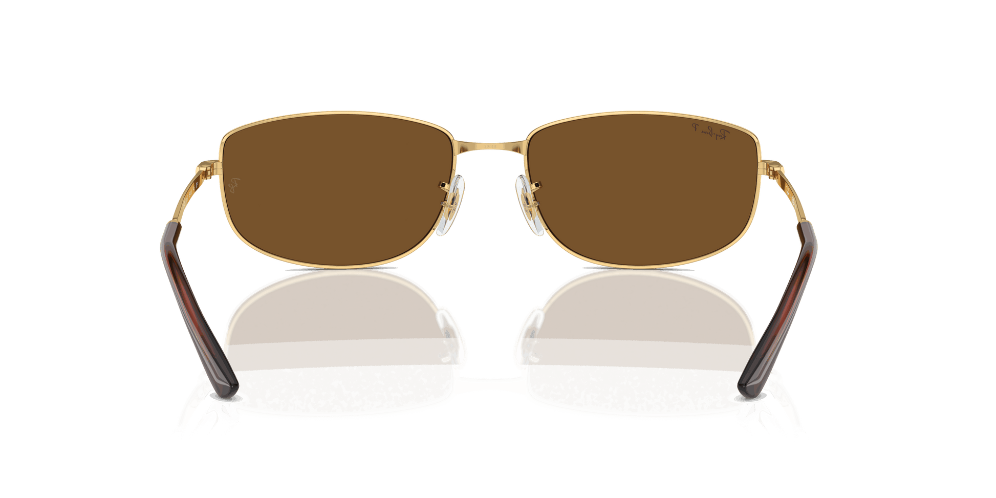 [Brown Lenses, Polished Arista Gold Frame]