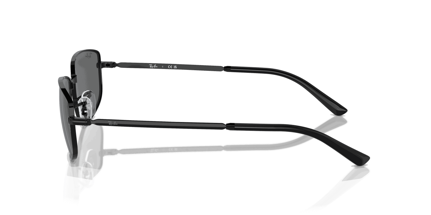 [Dark Grey Lenses, Polished Black Frame]