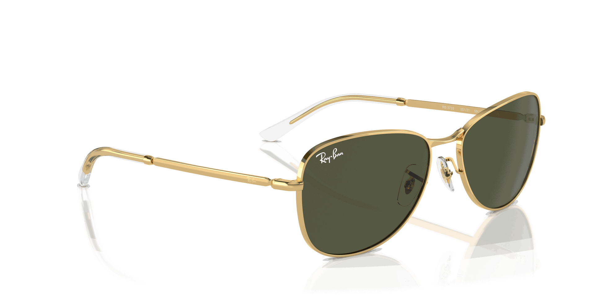 [Green Lenses, Polished Arista Gold Frame]