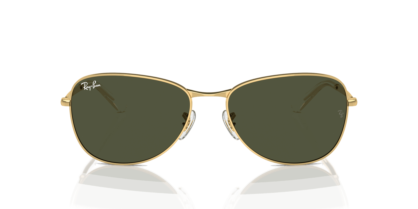 [Green Lenses, Polished Arista Gold Frame]