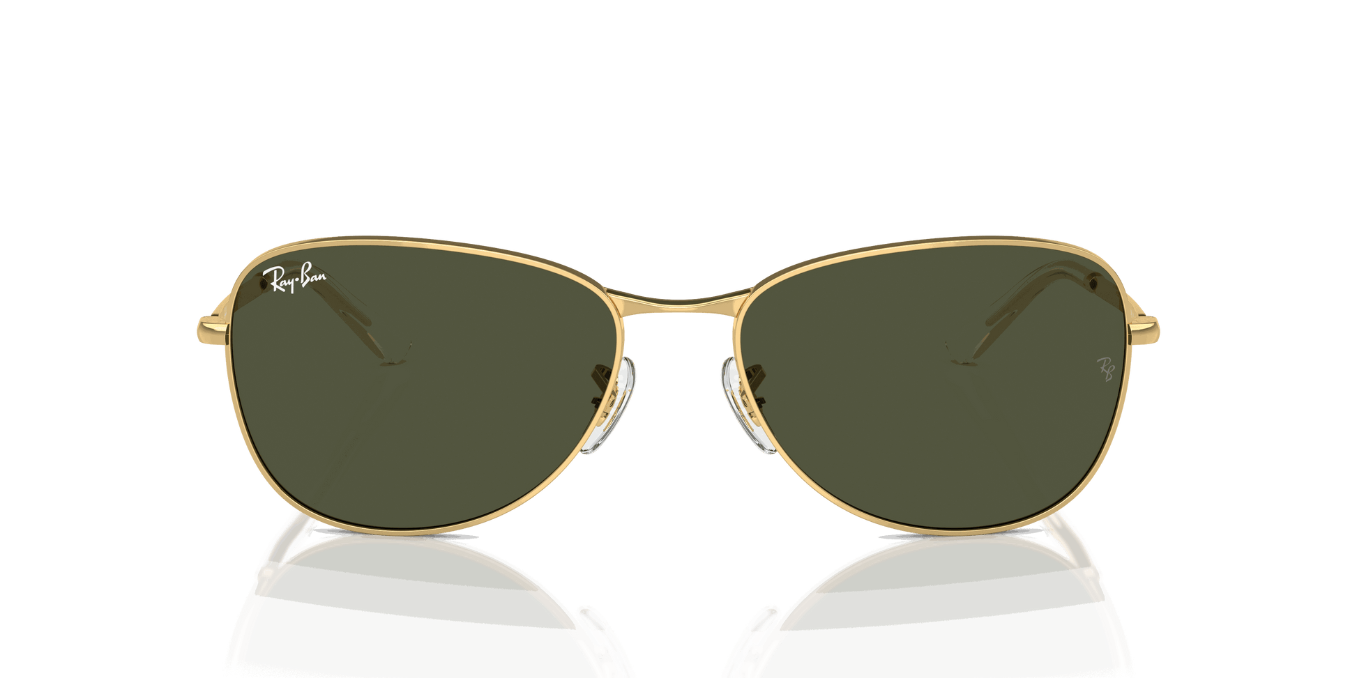 [Green Lenses, Polished Arista Gold Frame]