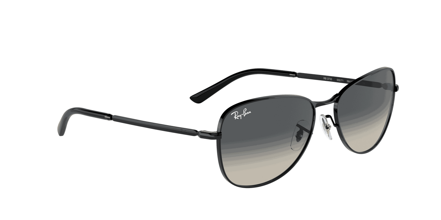 [Grey Lenses, Polished Black Frame]